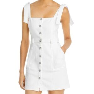 Cinq à Sept Shayla Tie Strap Button Front Dress